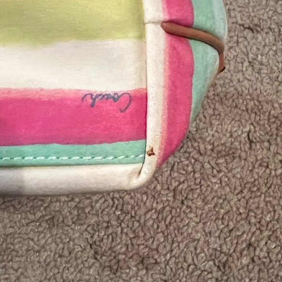 Coach Watercolor Striped Pouch Purse - Picture 6 of 6